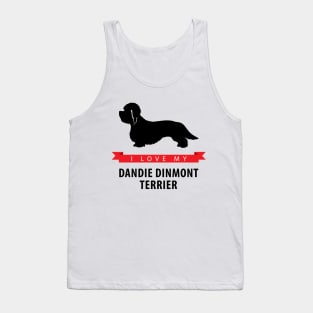 I Love My Dandie Dinmont Terrier Tank Top